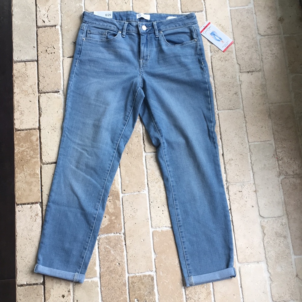 Cropped skinny jeans